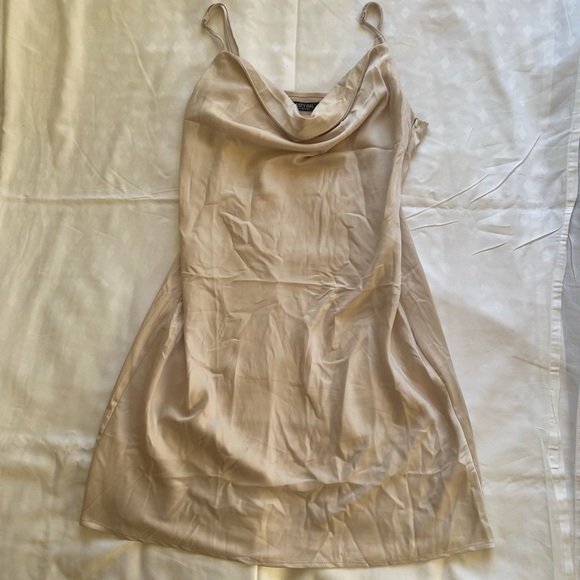Nasty Gal Cowl-Neck Mini Dress - Picture 1 of 6